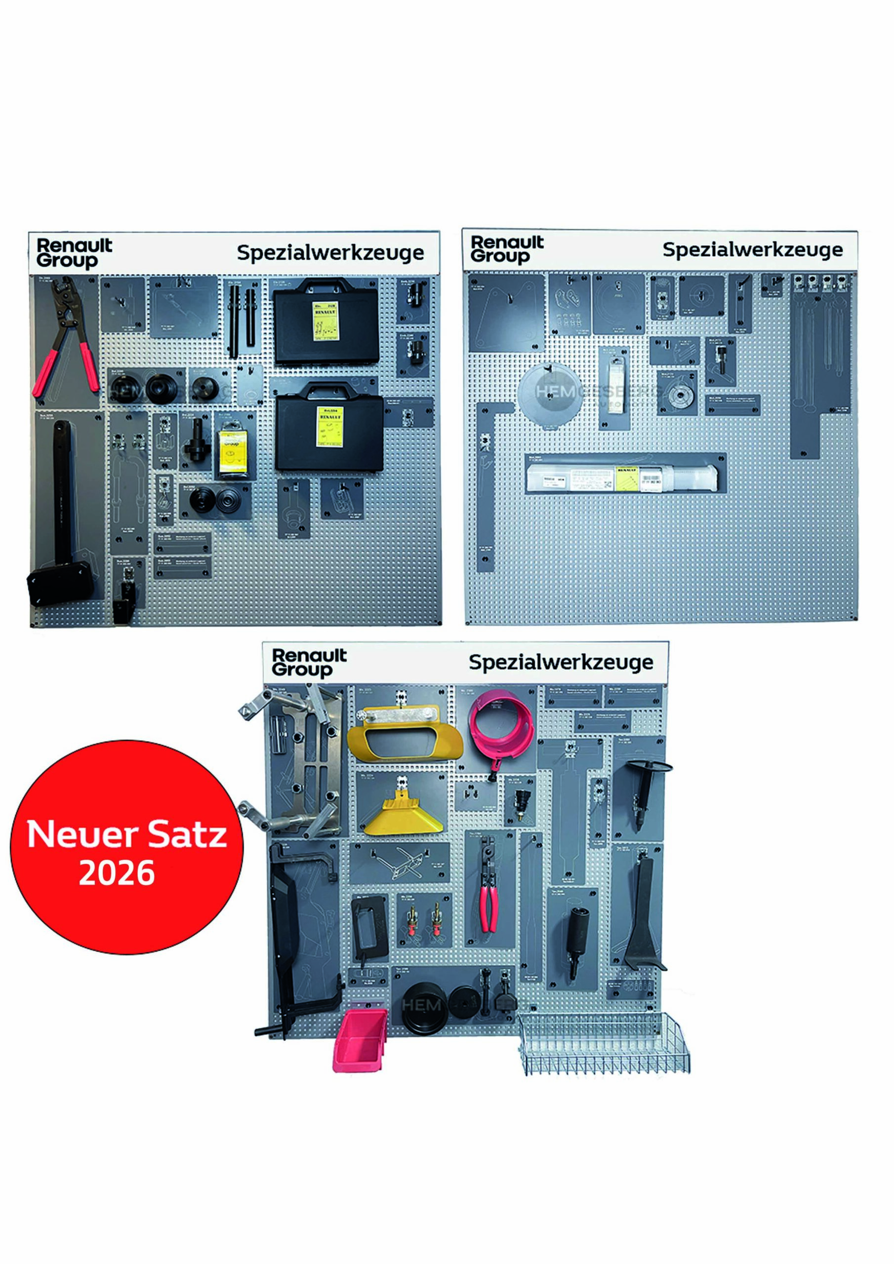 Ordnungssystem Spezialwerkzeuge Komplettsatz NEU ab 2025