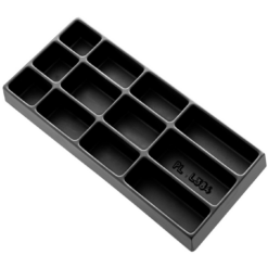 Modul Leermodul für Kleinteile (Kunststoff)12 Fächer