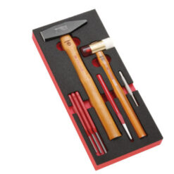 Modul mit Schlagwerkzeugen – 7-tlg. in Schaumstoffeinlage